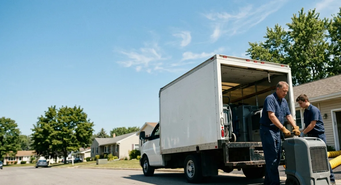 Water Damage Cleanup in Burlington, MI near me